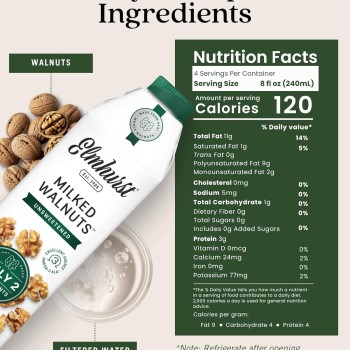 Elmhurst Unsweetened Milked Walnut Elmhurst Unsweetened Milked Walnut