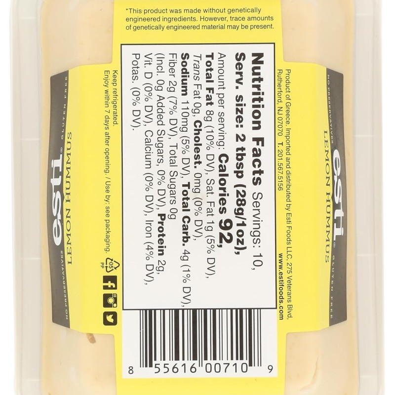 Esti Lemon Hummus Esti Lemon Hummus