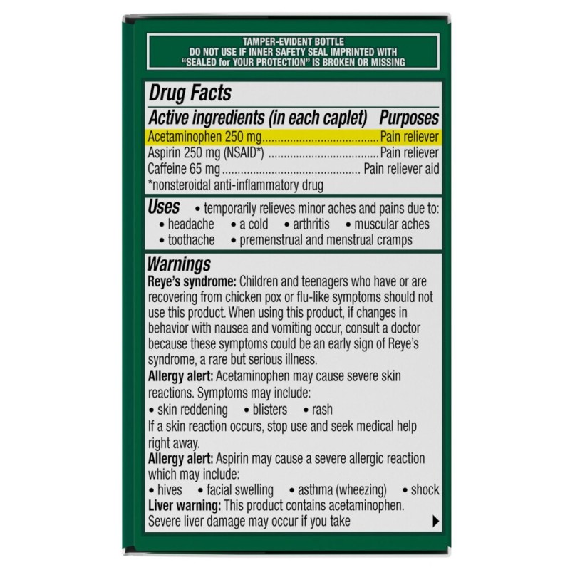 Excedrin Extra Strenght 24 capsule Excedrin Extra Strenght 24 capsule