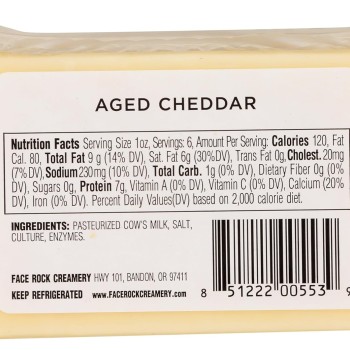 Facerock Aged Cheddar Facerock Aged Cheddar