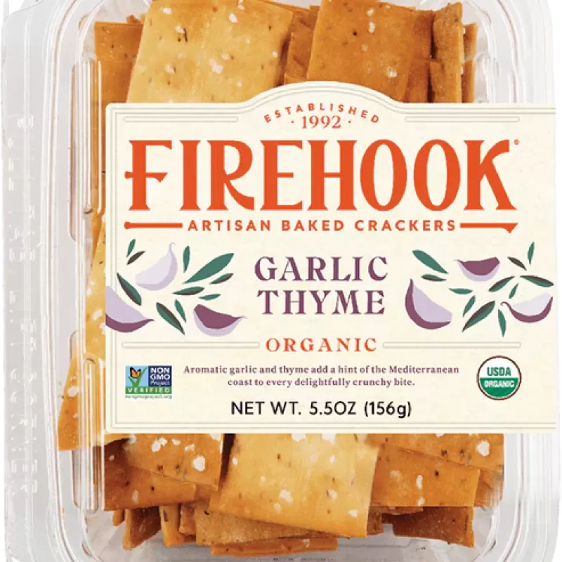 Fire Hook Garlic Thyme Crackers Fire Hook Garlic Thyme Crackers