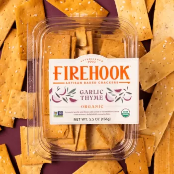 Fire Hook Garlic Thyme Crackers Fire Hook Garlic Thyme Crackers