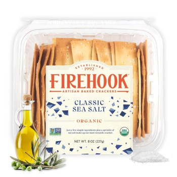 Firehook Organic Cracker Sea Salt Firehook Organic Cracker Sea Salt