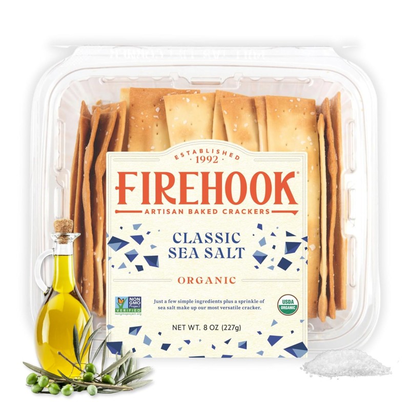 Firehook Organic Cracker Sea Salt Firehook Organic Cracker Sea Salt