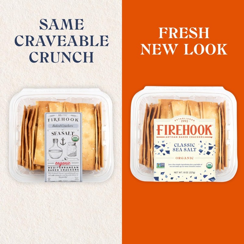 Firehook Organic Cracker Sea Salt Firehook Organic Cracker Sea Salt