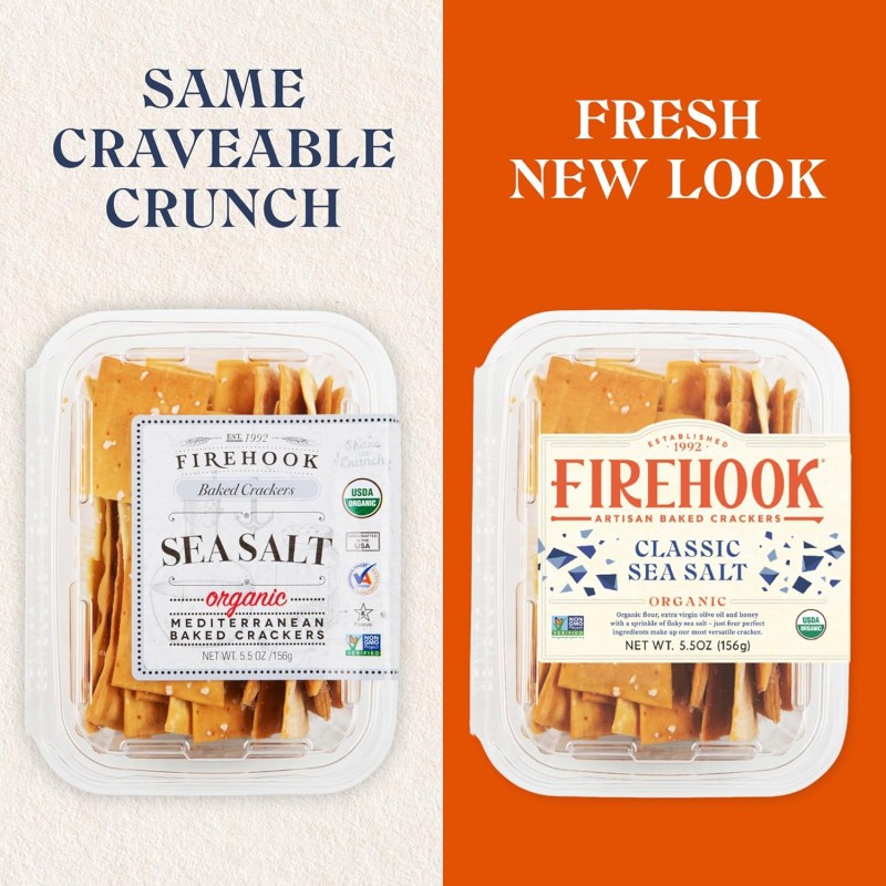 Firehook Organic Crackers Sea Salt Firehook Organic Crackers Sea Salt