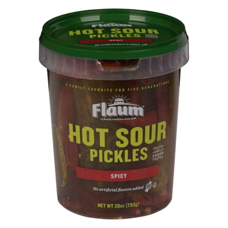 Flaum Hot Sour Pickles Spicy Flaum Hot Sour Pickles Spicy