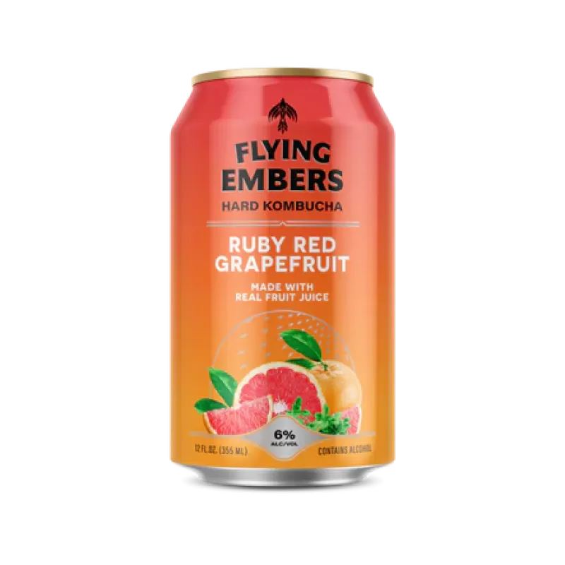 Flying ambers Hard Kombucha Grapefruit Flying ambers Hard Kombucha Grapefruit