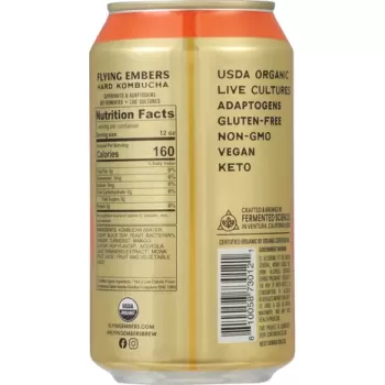 Flying Ambers Hard Kombucha Spicy Mango Flying Ambers Hard Kombucha Spicy Mango
