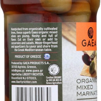 Gaea Organic Mixed Marinated Olives