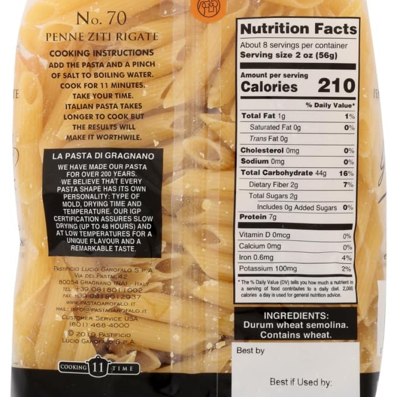 Garofalo Penne Ziti Rigate