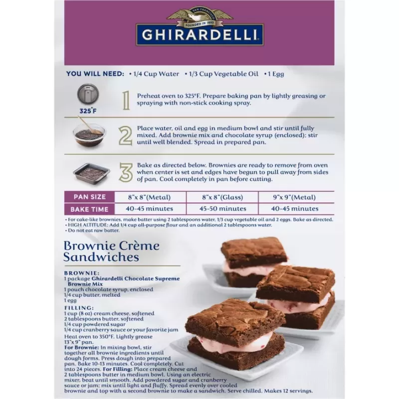 Ghirardelli Choco Supreme Brownie Mix