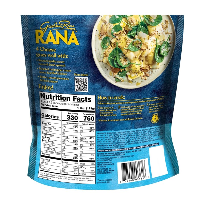 Giovanni Rana 4 Cheese Ravioli Giovanni Rana 4 Cheese Ravioli