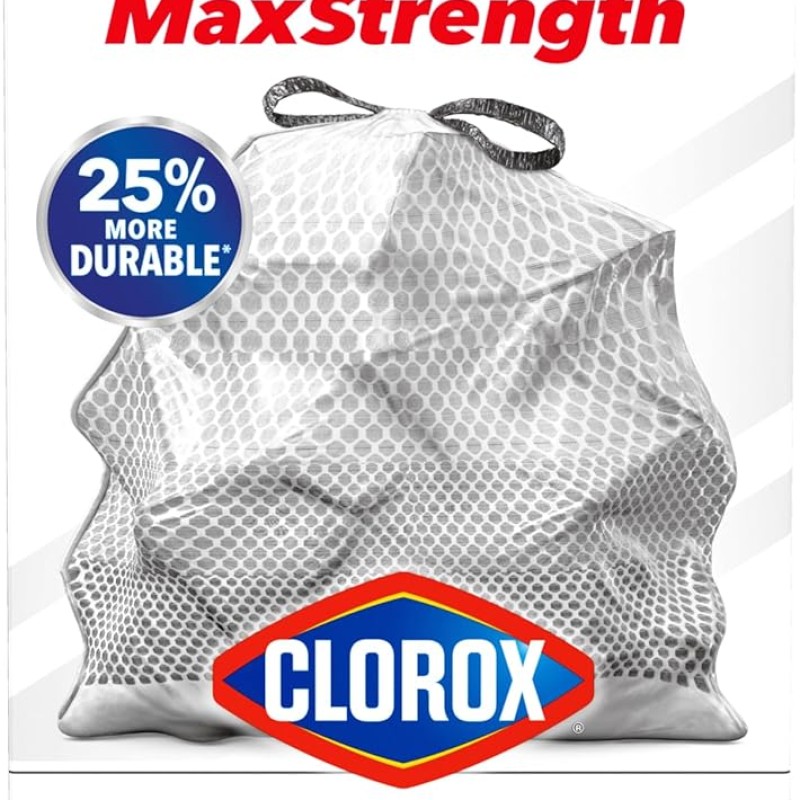 Glad ForceFlex Lemon Fresh Kitchen Trash Bags