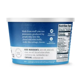 Good Culture 4% Milkfat Simply Cottage Cheese Good Culture 4% Milkfat Simply Cottage Cheese