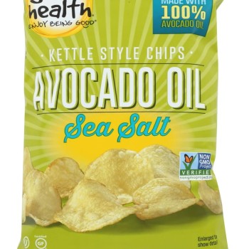 Good Health Avocado Oil Kettle Chips – Sea Salt Good Health Avocado Oil Kettle Chips – Sea Salt