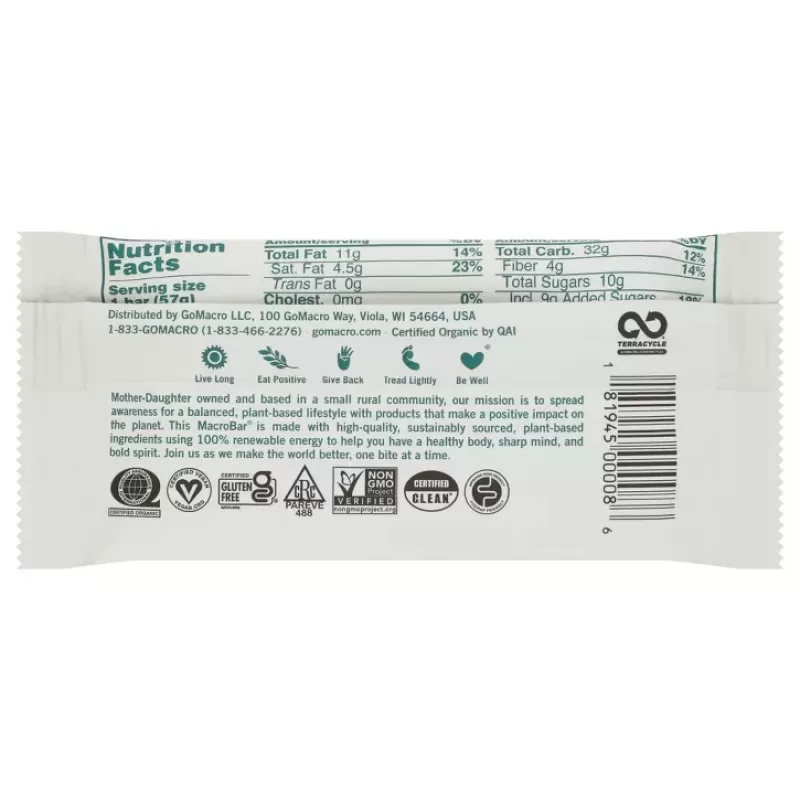 GoMacro Balanced Goodness MacroBar GoMacro Balanced Goodness MacroBar