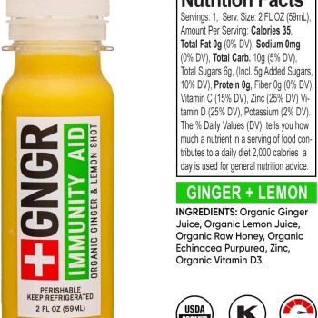 GNGR Organic Lemon Shot GNGR Organic Lemon Shot