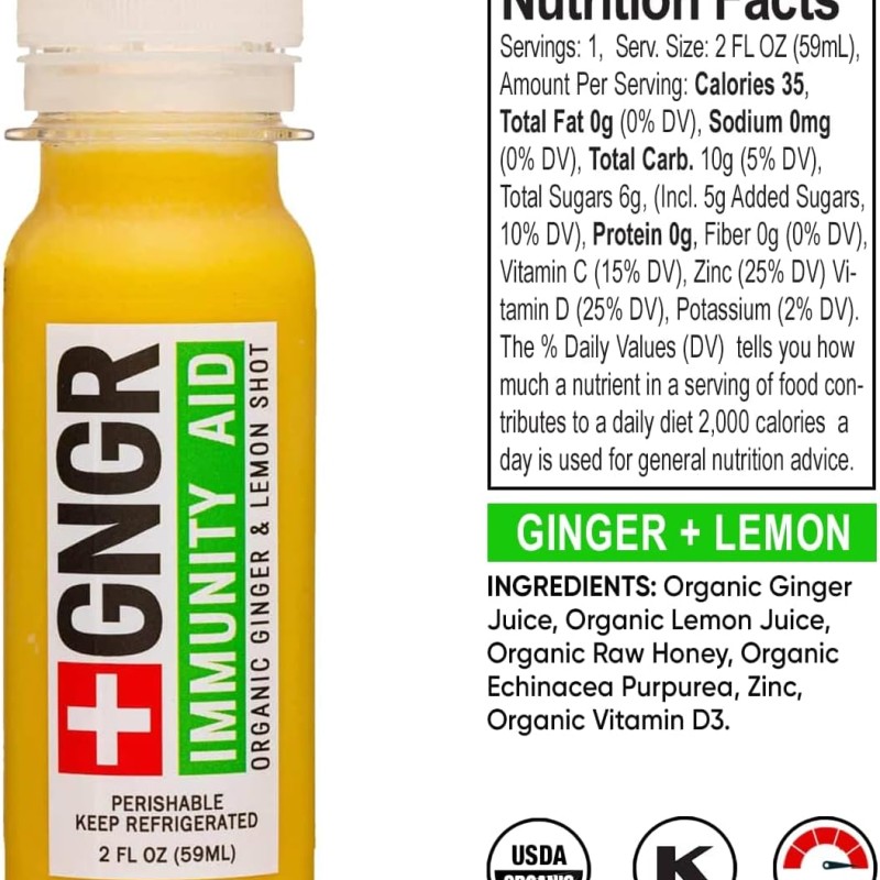 GNGR Organic Lemon Shot GNGR Organic Lemon Shot