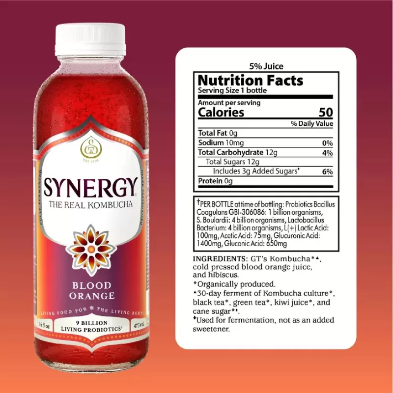 Gt's Kombucha Blood Orange Gt's Kombucha Blood Orange