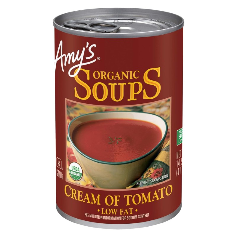 Amy's Organic Soup Low Fat Cream of Tomato Amy's Organic Soup Low Fat Cream of Tomato
