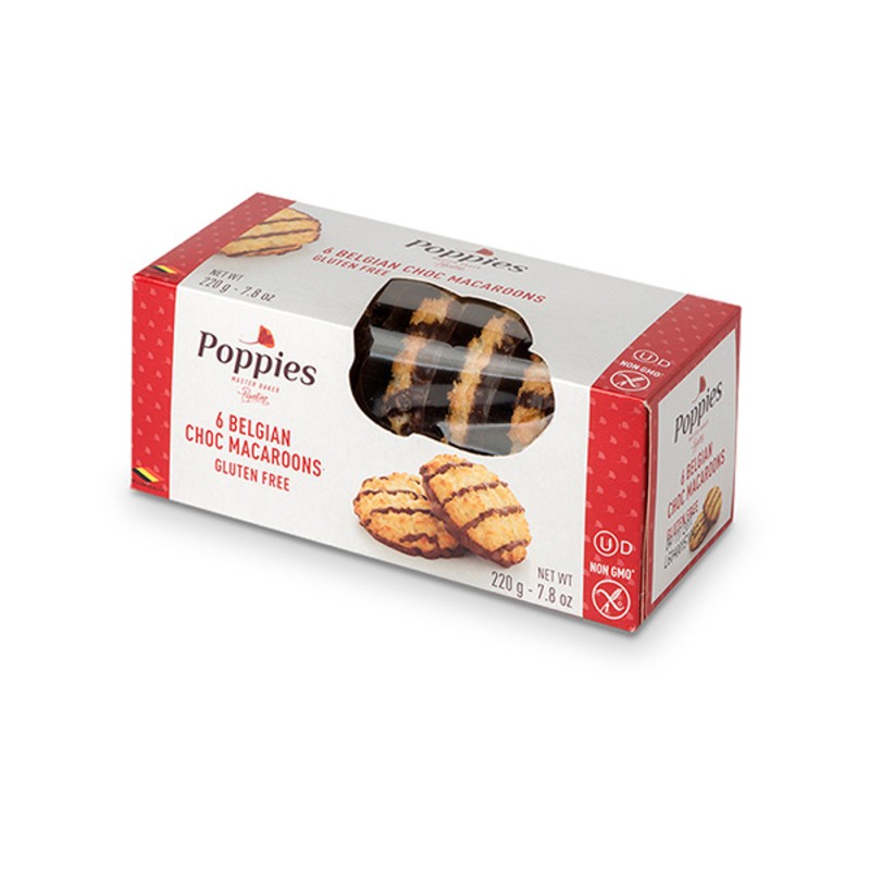 Poppies Belgian Chocolate Macaroons Poppies Belgian Chocolate Macaroons