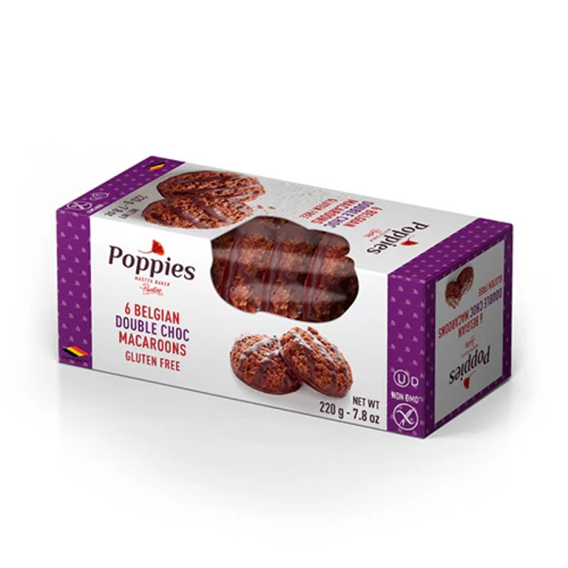 Poppies Double Chocolate Macaroons Poppies Double Chocolate Macaroons