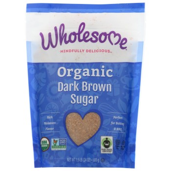 WHOLESOME ORG DARK BROWN SUGAR WHOLESOME ORG DARK BROWN SUGAR