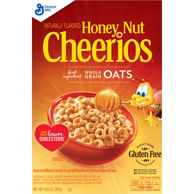 Cheerios Honey Nut Whole Grain Oat Cereal Cheerios Honey Nut Whole Grain Oat Cereal