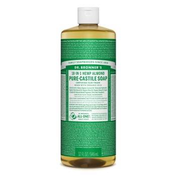 Dr.bronner's Hemp Almond Castile Soap 32 Oz