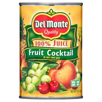 Del Monte 100% Juice Fruit Cocktail