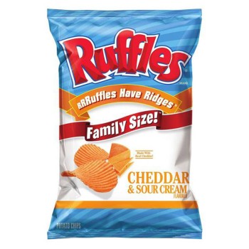Ruffles Cheddar & Sour Cream Potato Chips Ruffles Cheddar & Sour Cream Potato Chips