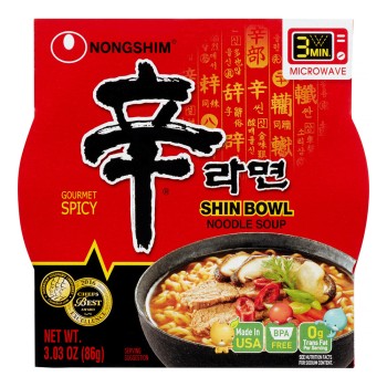 Nongshim Shin Noodle Soup Bowl