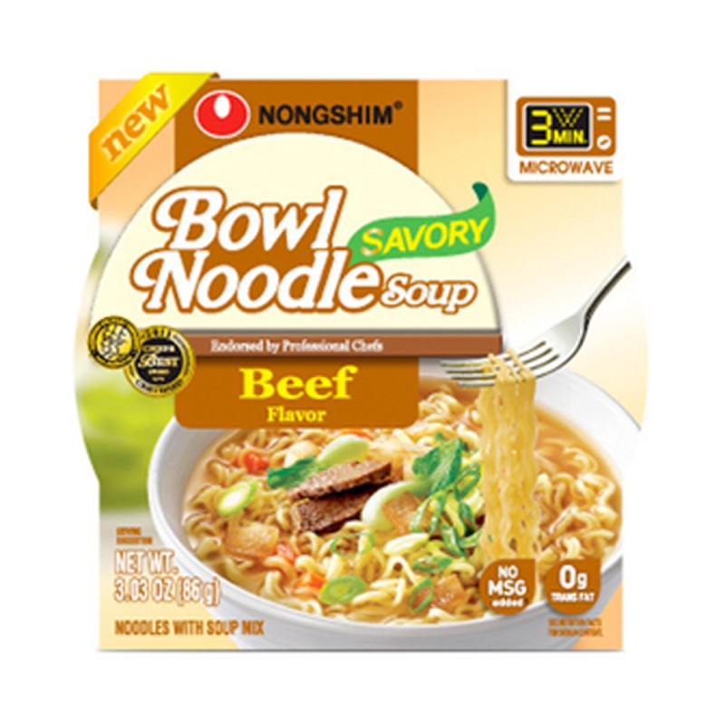 Nongshim Bowl Noodle Soup Beef Nongshim Bowl Noodle Soup Beef