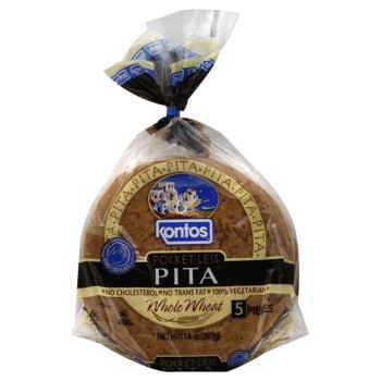 Kontos Pita Packetless Whole Wheat Kontos Pita Packetless Whole Wheat