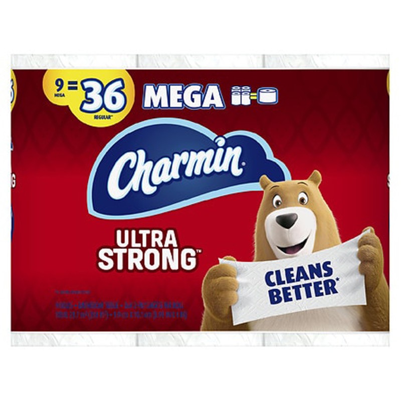 Charmin Ultra Strong 9=36 Charmin Ultra Strong 9=36