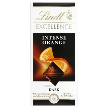 Lindt Dark Chocolate Intense Orange Lindt Dark Chocolate Intense Orange
