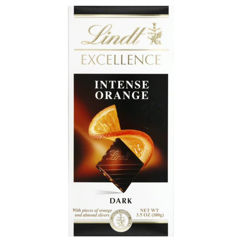 Lindt Dark Chocolate Intense Orange Lindt Dark Chocolate Intense Orange
