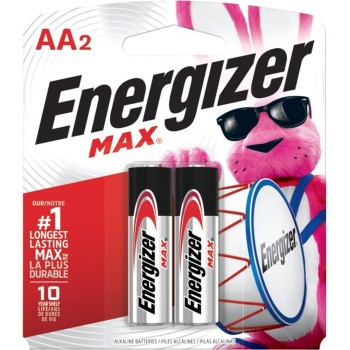 Energizer MAX Alkaline Batteries AA 2pk Energizer MAX Alkaline Batteries AA 2pk