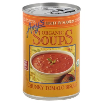 Amy'S ORGANIC , Chunky Tomato Bisque SOUPS 14.5OZ Amy'S ORGANIC , Chunky Tomato Bisque SOUPS 14.5OZ