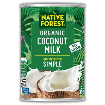 Native Forest Organic Unsweetened Coconut Milk Simple Native Forest Organic Unsweetened Coconut Milk Simple