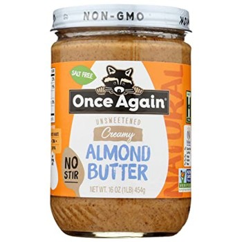Once Again Natural Almond Butter Creamy Once Again Natural Almond Butter Creamy