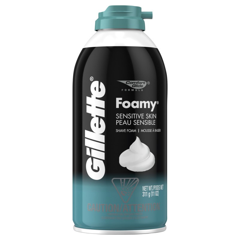GILLETE FOAMY SHAVING CREAM SENSITIVE GILLETE FOAMY SHAVING CREAM SENSITIVE
