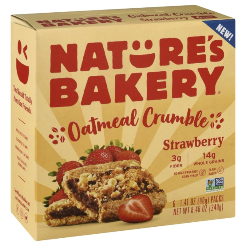 Nature's Bakery Strawberry Oatmeal Crumble Nature's Bakery Strawberry Oatmeal Crumble