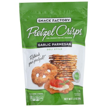 SNACK FACTORY PRETZEL CRISPS GARLIC PARMESAN SNACK FACTORY PRETZEL CRISPS GARLIC PARMESAN