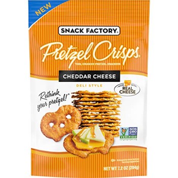 SNACK FACTORY PRETZEL CRISPS CHEDDAR CHEESE SNACK FACTORY PRETZEL CRISPS CHEDDAR CHEESE