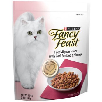 Purina Fancy Feast Filet Mignon With Real Seafood & Shrimp Gourmet Cat Food Purina Fancy Feast Filet Mignon With Real Seafood & Shrimp Gourmet Cat Food