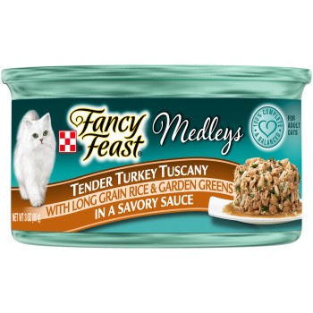 Purina Fancy Feast Tender Turkey Tuscany Cat Food 3 OZ Purina Fancy Feast Tender Turkey Tuscany Cat Food 3 OZ