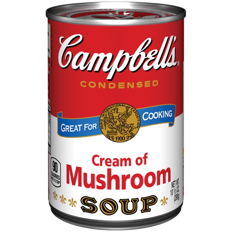 champbell's cream of mushroom soup champbell's cream of mushroom soup