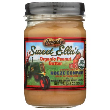 Sweet Ella's Organic Peanut Butter Crunchy Sweet Ella's Organic Peanut Butter Crunchy